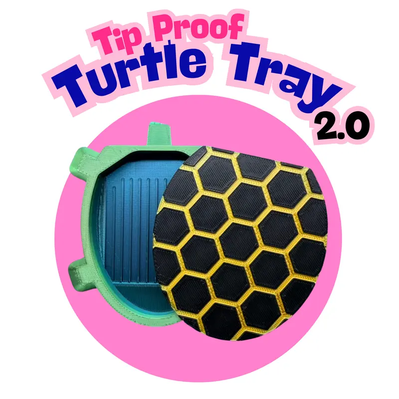 Tip Proof Turtle Tray™ 2.0 – Diamond Art Tray