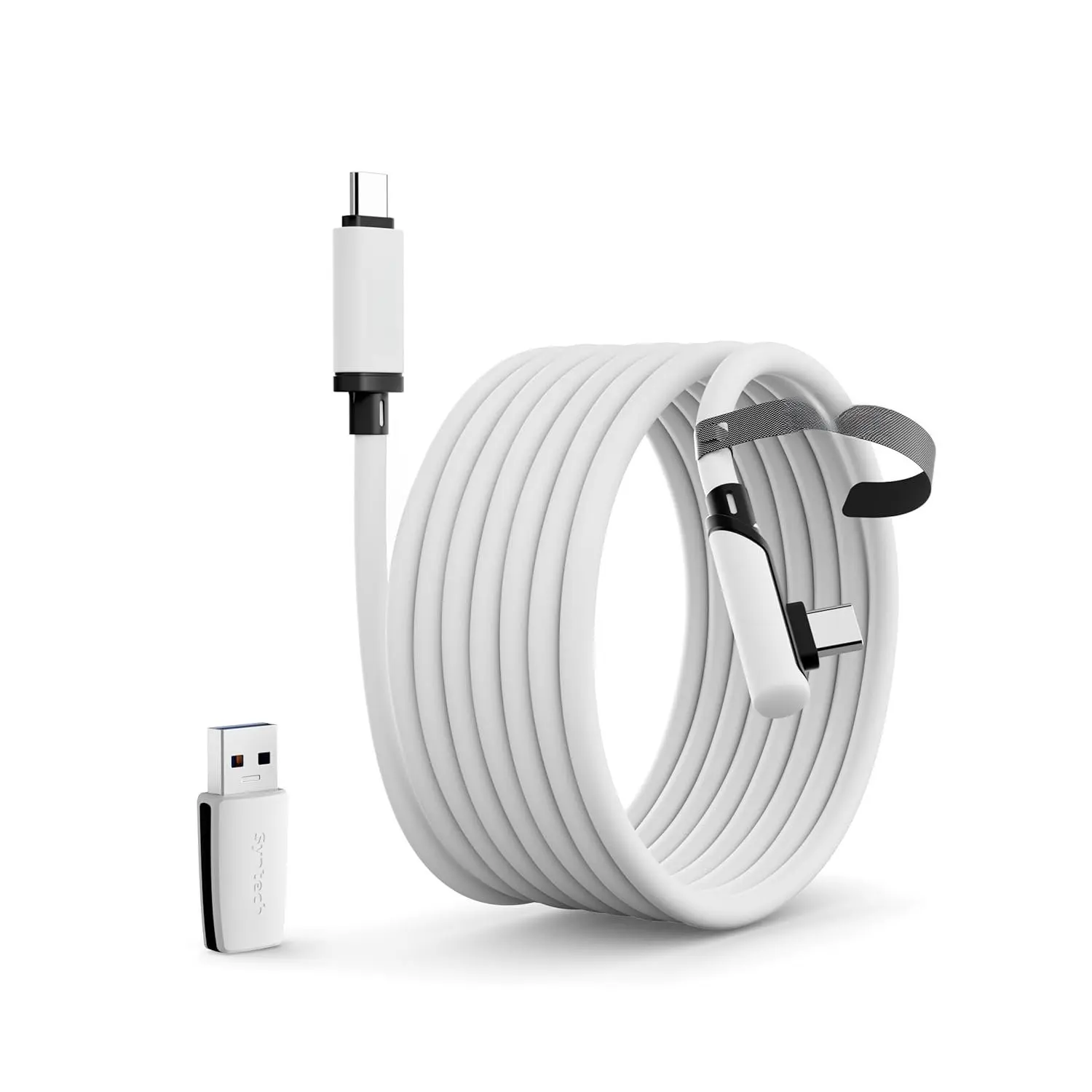 Link  16FT Compatible with Oculus/Meta Quest 3/Quest 3S/Quest2/Pro/Pico 4 Accessories and PC/SteamVR, Upgraded Type C with USB 3.0 Adapter, High Speed Data Transfer Cord for VR Headset