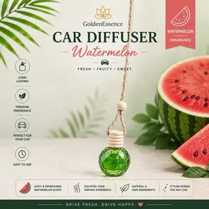 Car Diffuser, Portable Aromatherapy Car Air Freshener for Vehicle Dashboard, Long-Lasting Fragrance Diffuser with Adjustable Mist