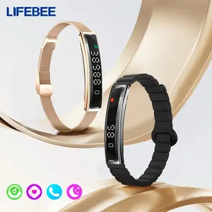 Lifebee Fashion Smart Bracelet, Invisible Wear, Clear Display, Waterproof, Compatible with Android & Apple Systems, Sleep Tracking