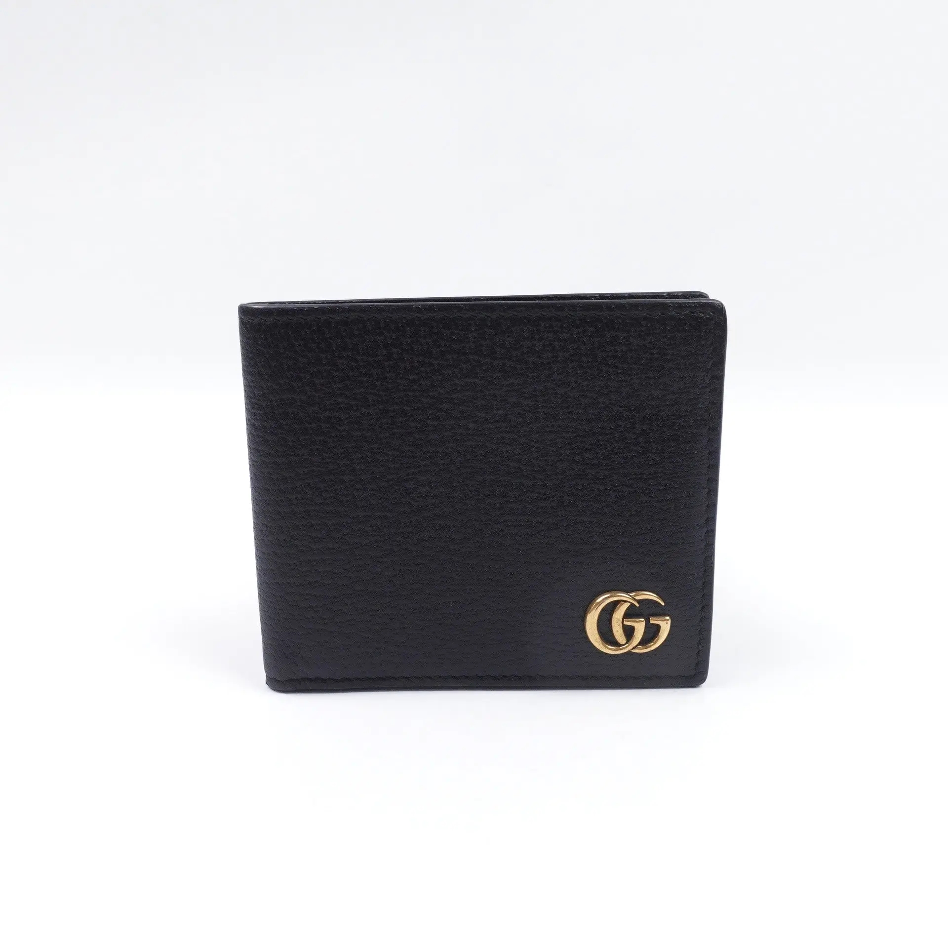 Pre-owned GUCCI leather Wallet Black Bifold T10427339