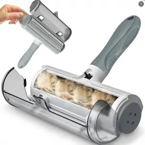 Reusable Pet Hair Removal Roller, Cat Dog Fur Remover for Furniture Sofa Carpet Clothes, Self-Cleaning Tool, Easter Home Decor Cleaner，No More Pet Hair! Easter-Ready Home with This Roller Tool 🧹