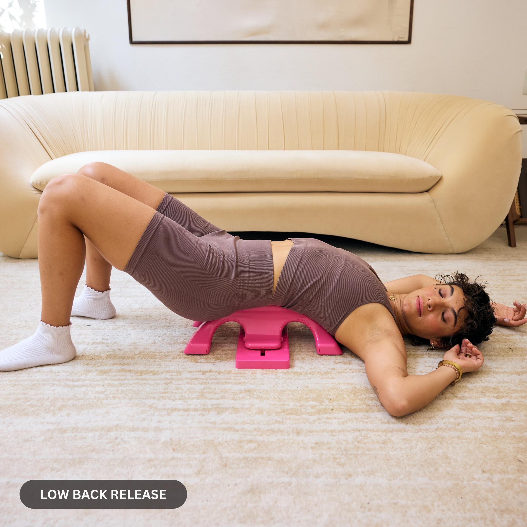 Thrival Arch Back Stretcher - Psoas Muscle Release Tool App for Hip Flexor, Back, Glute, Iliacus, and Neck - Spine Decompressor, Trigger Point, and Myofascial Release – Carbon Black Thrival Arch Back Stretcher - Psoas Muscle Release Tool App for Hip Flexor, Back, Glute, Iliacus, and Neck - Spine Decompressor, Trigger Point, and Myofascial Release – Carbon Black