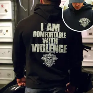 (Two side) I Am Comfortable With Violence T-Shirt, Sweatshirt, Hoodie