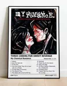 MY CHEMICAL ROMANCE - Three Cheers for Sweet Revenge | Album Cover Print Poster