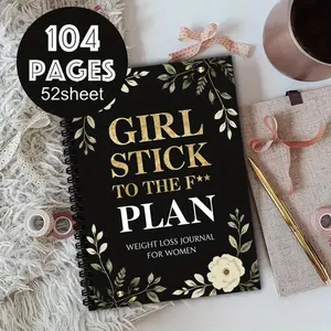 "A5 Weight Loss Diary, Weight Loss Plan, Daily Activity Logger, Suitable for Home Use and Diet Management, Unisex Fitness Tools, Motivational Sports Handbook, Durable Spiral Binding"
