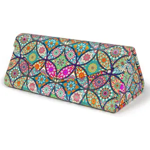 Sunglasses Case, Foldable Glasses Case, Magnetic PU Leather Hard Shell Folding Eyeglass Holder Box, Collapsible Unisex NPOOYI