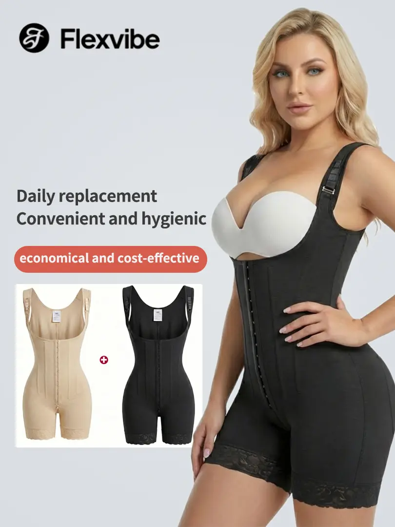 Tummy Control Butt Lift Shapewear for Women - Curvy Full Body Corset Girdle, Daily Replacement Fit Smooth