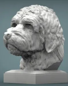 Goldendoodle Bust