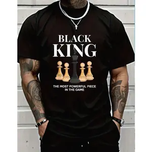 100% Cotton Black King The Most Powerful Piece In The Game Chess T-Shirt, Sweatshirt, Hoodie LAU