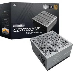 Century II - 850W High-End ATX Gaming Power  - 80 Plus  & Cybenetics  - Fully Modular - ATX 3.1 & PCIe 5.1 Ready with 12V-2x6  - 10  Warranty