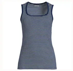 Women's Micro Rib Square Neck Tank