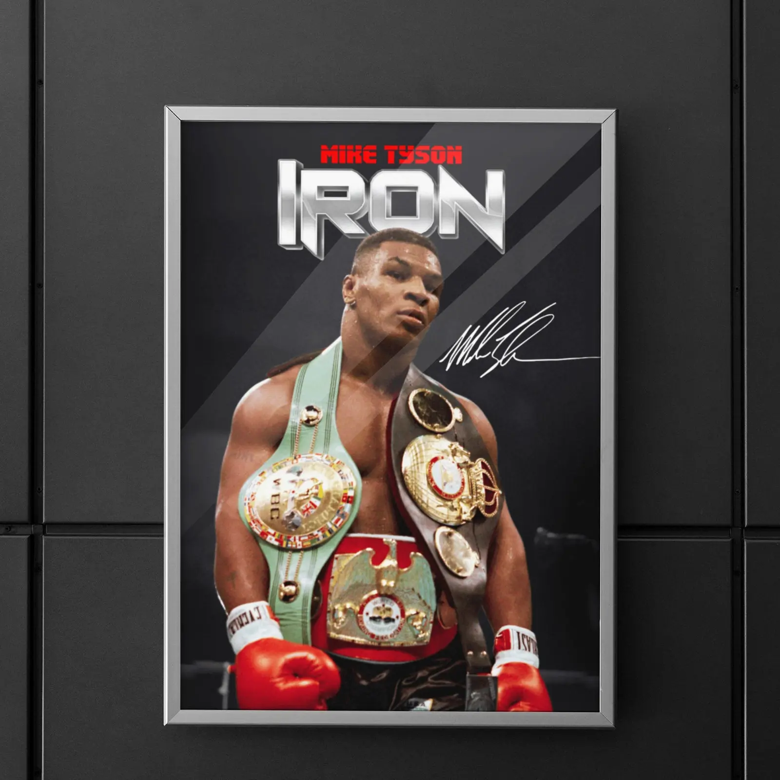Mike Tyson, IRON, Poster, IRON Mike Tyson, Boxing wall art, Poster Ideas, Motivational Poster, Boxing Posters, Wall Decor, Boxing Decor