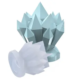 Crystal Cluster Stone Silicone Resin Mold