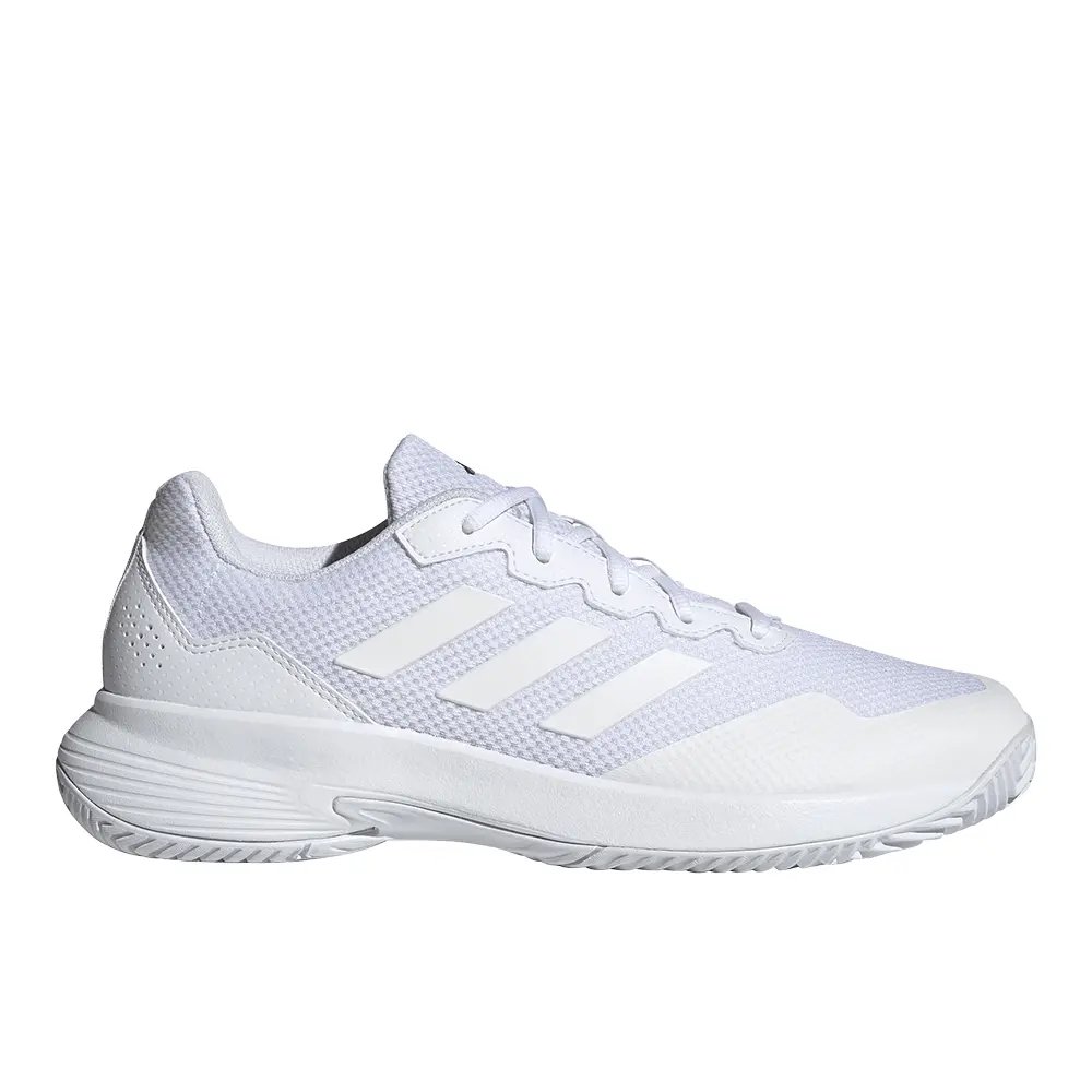 adidas Mens Gamecourt 2.0 Tennis Sneakers Shoes - White