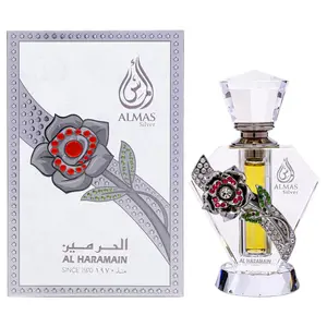 Almas - Silver by Al Haramain for Unisex -0.33oz Concetrated Perfume Oil
