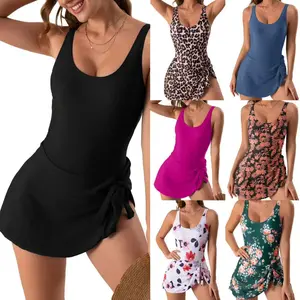 Hot-selling women's one-piece swimsuit, sexy and slim-fitting printed European and American style.