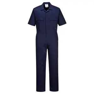 PORTWEST® Super Lightweight Short Sleeve Coverall - Navy - S996