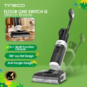 Tineco Floor One Switch i5 Stretch Breeze Wet Dry Vacuum Cleaners, 2-in-1 Cordless Vacuum for Multi-Surface, 20KPa Powerful Floor Cleaner Mop with Long Runtime