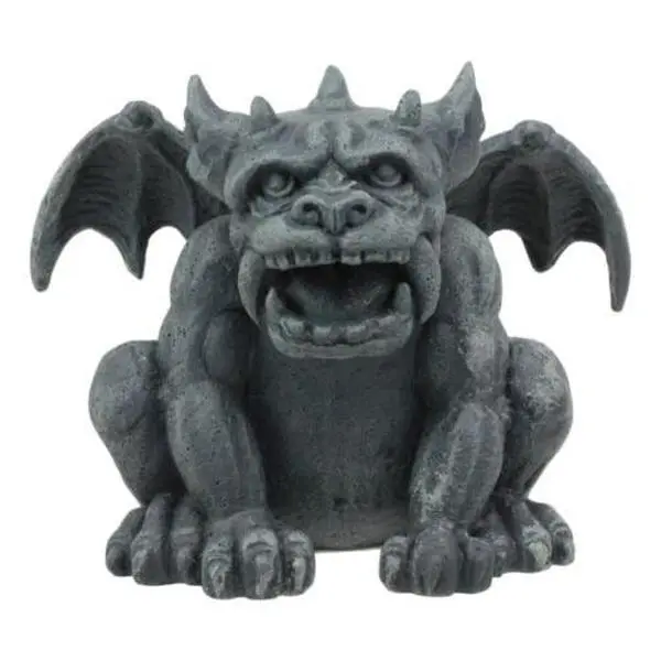 Small Gothic Fido The Fat Sabre Tooth Tiger Gargoyle Figurine, Resin Home Decor, Decorative Shelf Ornament, Unique Gift Idea