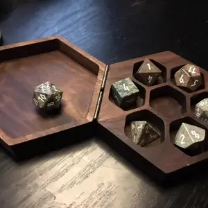 Personalized Dice Box, Engraved tabletop gaming dice box, RPG Dice box, DnD Dice Vault, Custom Dice Tray case storage