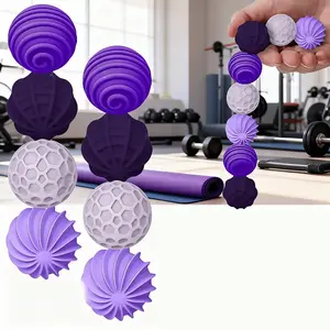 Silicone Magnetic Fidget Ball Toy, 8 Piece Attractive Texture Sensory Fidget Ball, Quiet Office Desk Stress Relief Toy for Adults