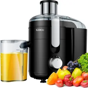 800W Juicer with 3" Wide Feed Chute, Titanium Blades & Dual Speeds — Easy Juice Extractor for Fruits & VeggiesSummerVibes