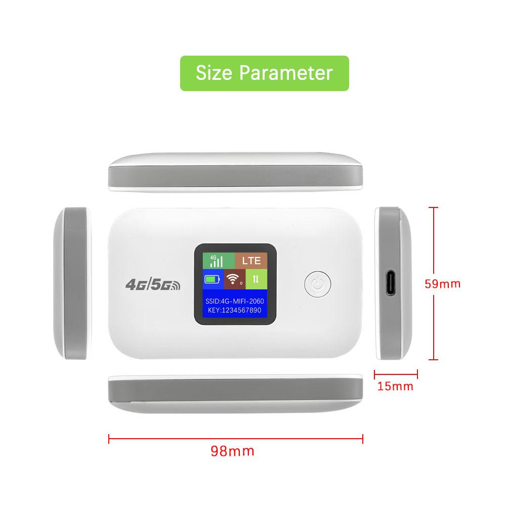 Portable LTE Mobile Hotspot wifi 4glte travel Router with SIM Slot 4G 5G 300Mbps LED Display Stable Connection Supports 10 Devices Outdoor RV Portable LTE Mobile Hotspot wifi 4glte travel Router with SIM Slot 4G 5G 300Mbps LED Display Stable Connection Supports 10 Devices Outdoor RV