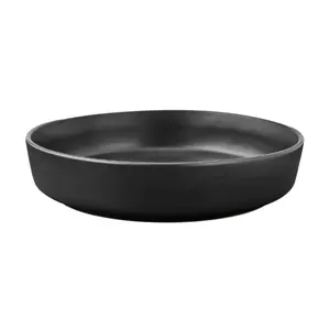 (4 pack) Alessandra Matte Black Stoneware Dinner Bowl