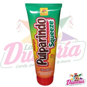 Pulparindo Squeeze Mango Flavors  with Real Fruit 10.58 oz