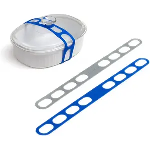 2 Pack Lid Latch the reusable universal lid securing strap for crockpots, casserole dishes, pots, pans and more. Make it easy to transport your favorite dishes with one simple strap. Kitchen Cooking Accessories