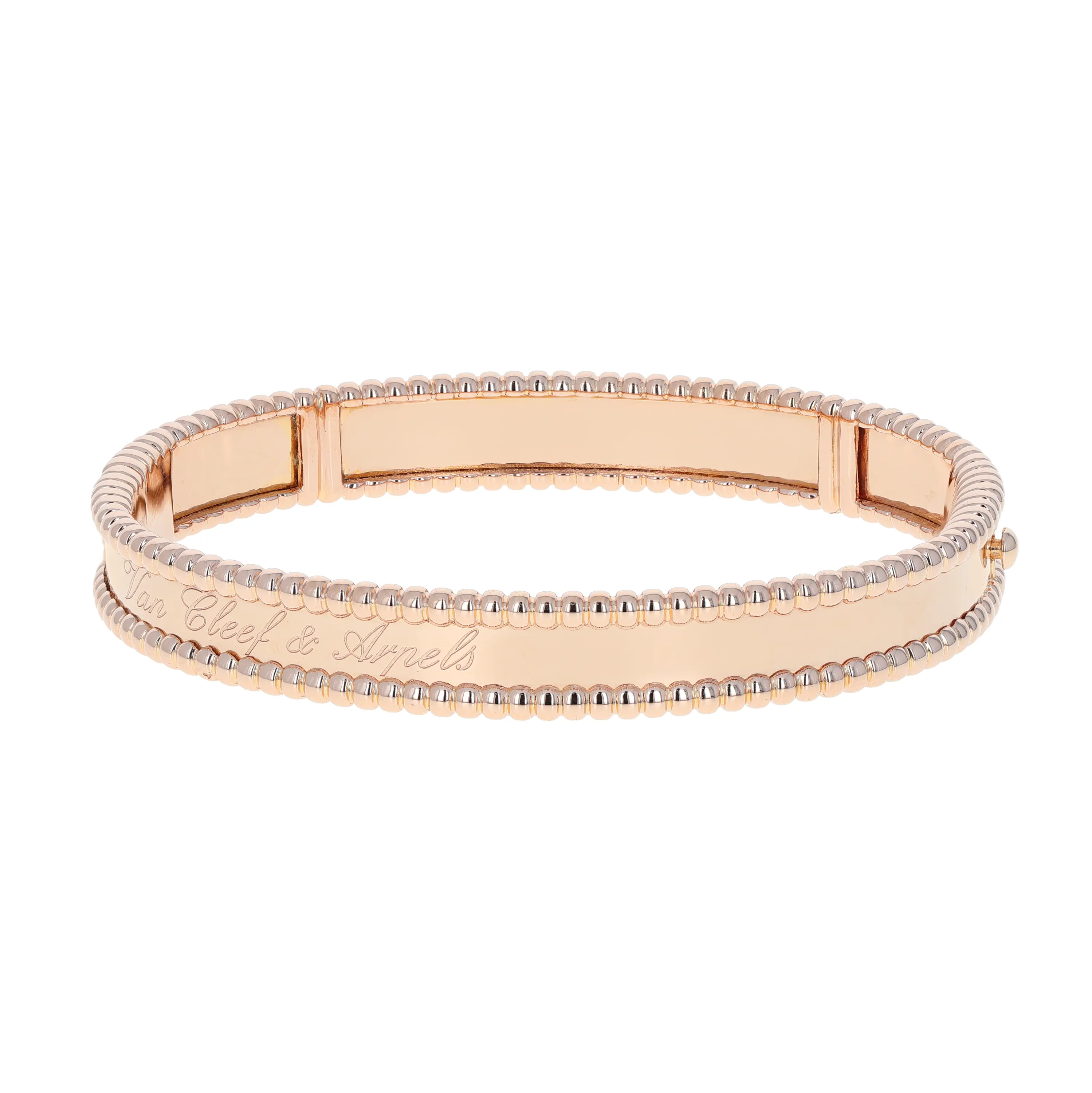 Pre-owned Van Cleef & Arpels Perlee Bangle Bracelet