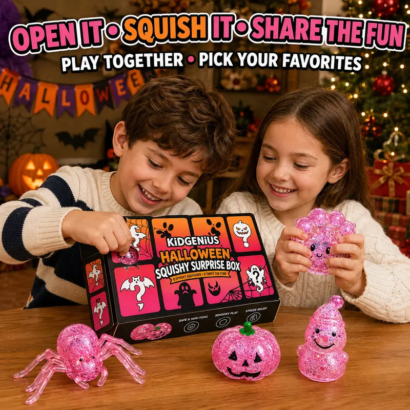 Kids Sharing Squishy Toys