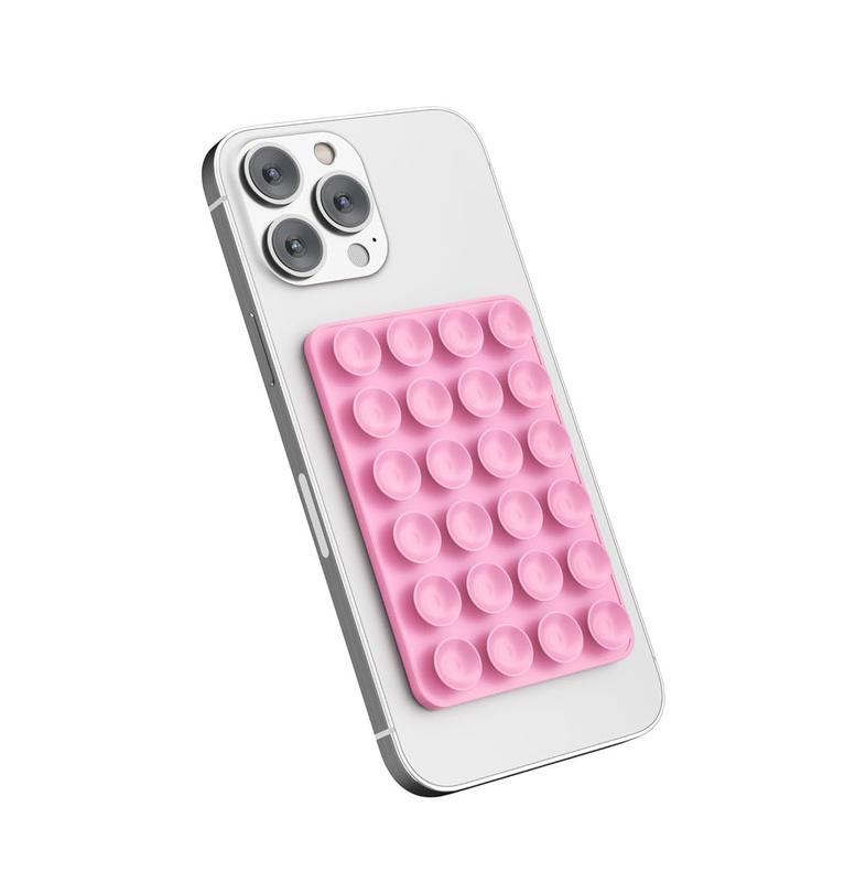 2CPS Silicone Phone Sticky Grip, Suction Phone Case Mount Hands-Free Sticky Cell Phone Grip