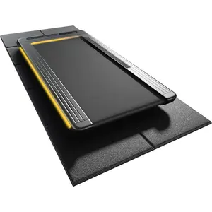 63"x30" Walking Pad Mat for Carpet Floors,Under Bike Treadmill Mat for Hardwood Floor Protection,0.24" Thick Exercise Equipment Matt Compatible with Peloton Matt Stationary Exercise Bike Trainer Pad