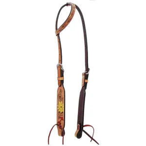 Rafter T Thunderbird Single Ear Headstall, Full, Lt Oil