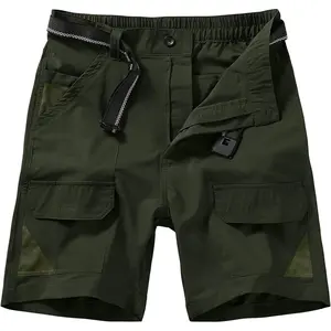 Jessie Kidden Mens Stretch Casual Lightweight Water Resistant Quick Dry Cargo Fishing Hiking Shorts (No Belt)