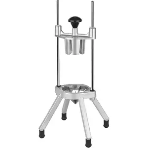 Stainless Steel Blade Fruit Slicer, Lime Lemon Cutter Multifunctional Fruit Divider Manual Fruit Cutting hine Freestanding Easy Wedger 12 servings for Home Bar Restaurant