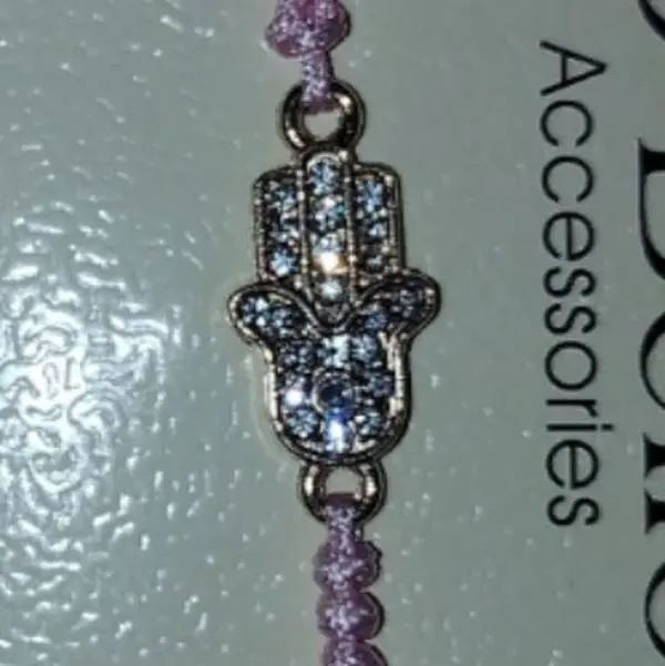 Fundraiser appreciation bracelet approx. 11" Hamsa hand evil eye protection bracelet
