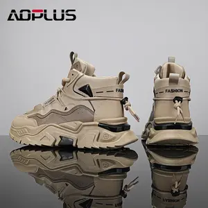 Men's Stylish Multi-Color Lace-Up Running Shoes – Breathable, Comfortable, Anti-Slip Sports Sneakers for Daily Wear, Round Toe, Outdoor Closed Design