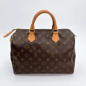 Pre-owned Louis Vuitton canvas Shoulder Bags Monogram Speedy 30 Bag