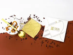 Cocoa Asante | TOFFEE LATTE CHOCOLATE BAR SET | Ethically Sourced Bean-to-bar Chocolate (2 Bars)