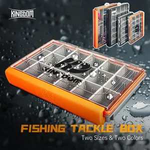 1pc Waterproof Sealed Fishing Lure Box • Separate Compartments • Durable & Pressure Resistant • Large Capacity • Adjustable Dividers • Easy Storage for Lures & Hooks • 2 Sizes Available • Portable to Carry
