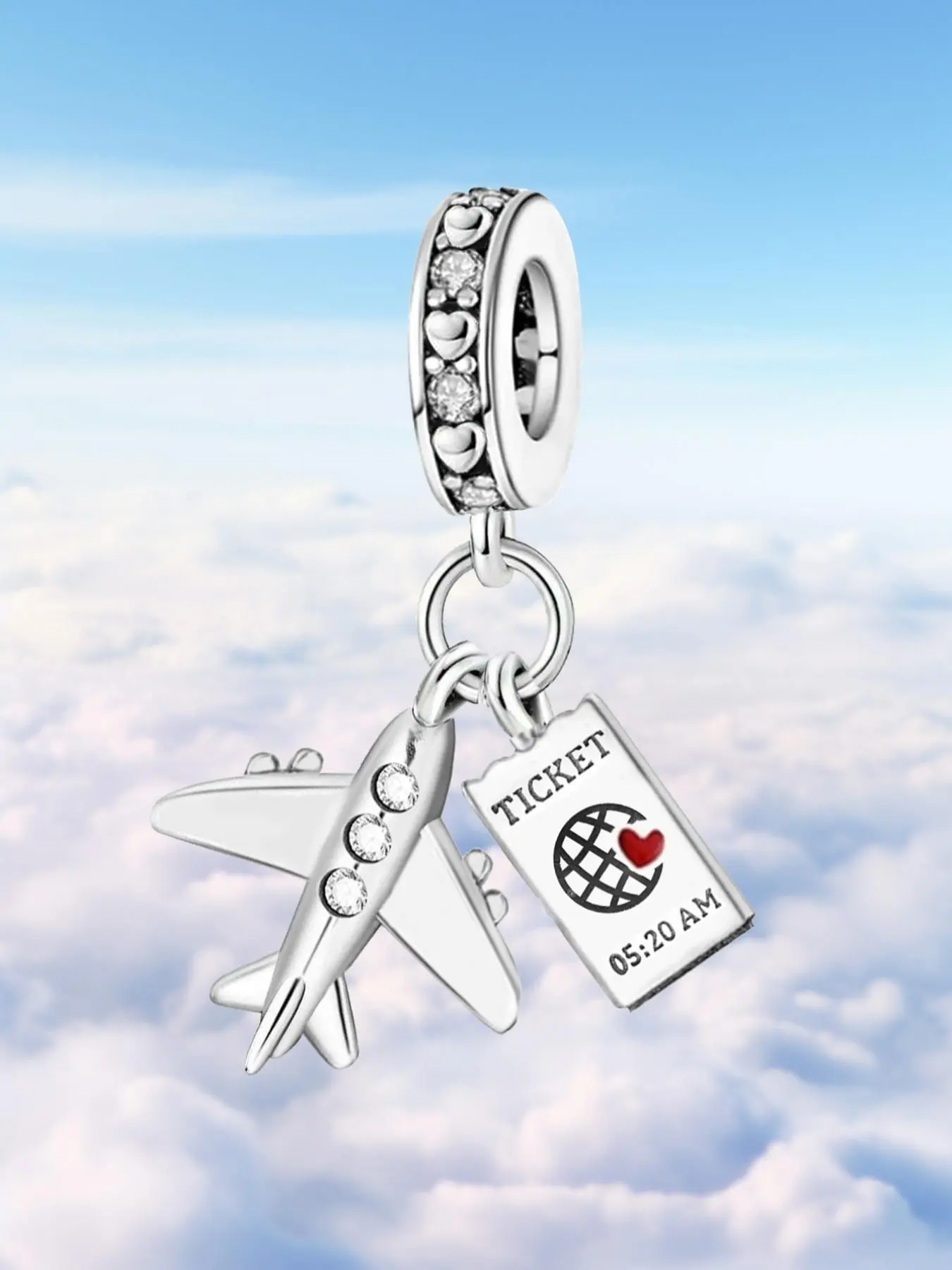 Travel Themed Charms, Vintage Charm, Fashionable DIY Jewelry Making Kit for Bracelet & Necklace, Trendy All-match & Exquisite DIY Jewelry for Birthday Gift, Diy With Charms, DIY Jewelry Accessories, Charms For Bracelets