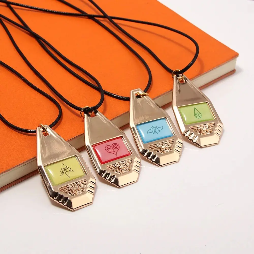 Necklace Tag Crest Emblem Digivice Badge Pendant Necklace Digital Monster Evolution Collection Gift Wholesale