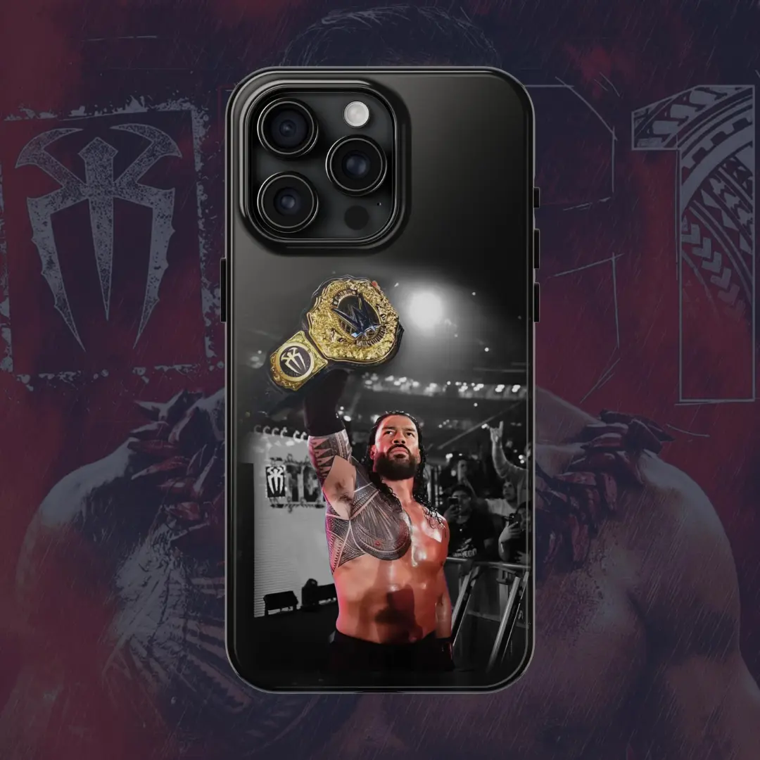 Roman Reigns Phone Case, The OTC1, The Tribal Chief, WWE Phone Case, WWE Merch, Gift For Wrestling Fans Cat Artistic Tough tpu shockproof phone protective cover fashionable