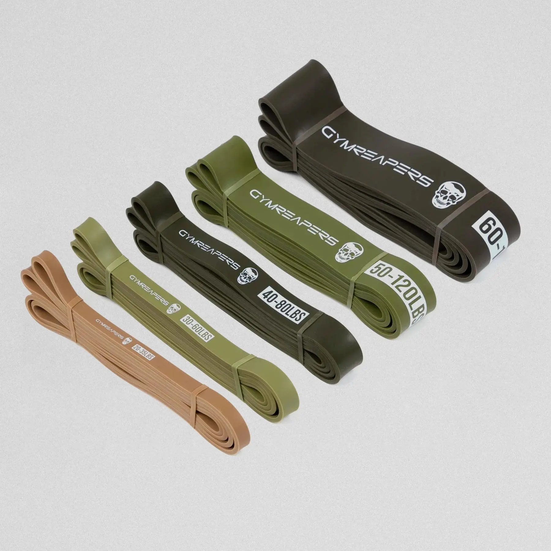 Military Resistance Band Set for Customized Workouts - 20-150lbs Military Resistance Band Set for Customized Workouts - 20-150lbs