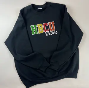 HBCU Glitter Embroidery Crewneck Sweatshirt