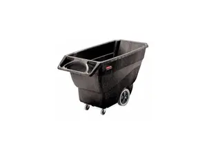 RUBBERMAID FG9T1300BLA 1/2 cu. yd. 450 lb. Tilt Truck