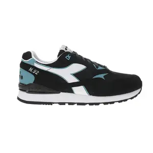 diadora Mens N.92 Lace Up Sneakers Shoes Casual - Black, Blue